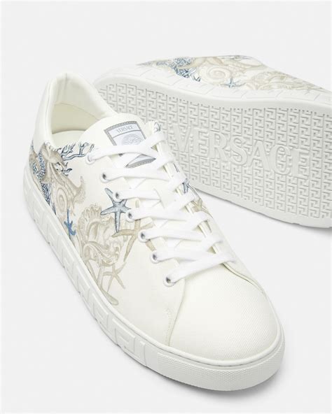 versace achille lauro sneakers|versace sea greca sneakers.